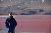 As incríveis águas vermelhas da Laguna Colorada, a mais de 4 mil metros de altitude, no sudoeste da Bolívia